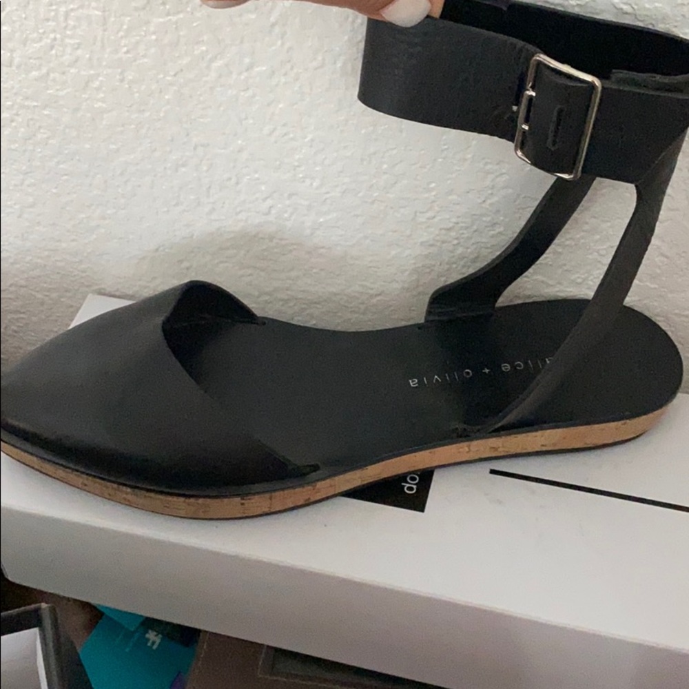 Alive and Olivia flat with ankle strap